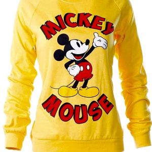 Disney, women’s Mickey Mouse Crew Neck Sweater